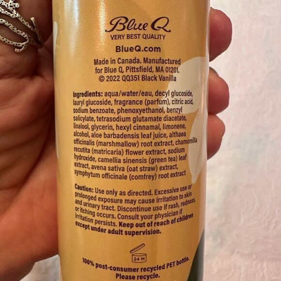 Blue Q Bubble Bath Delicate Flower Black Vanilla Bergamot - Picture 5 of 5